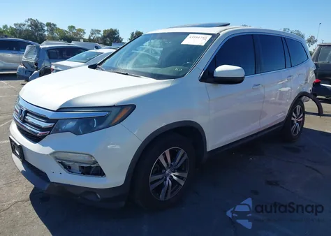 2018 Honda Pilot Ex-L из США, поврежденный, VIN 5FNYF5H58JB019672